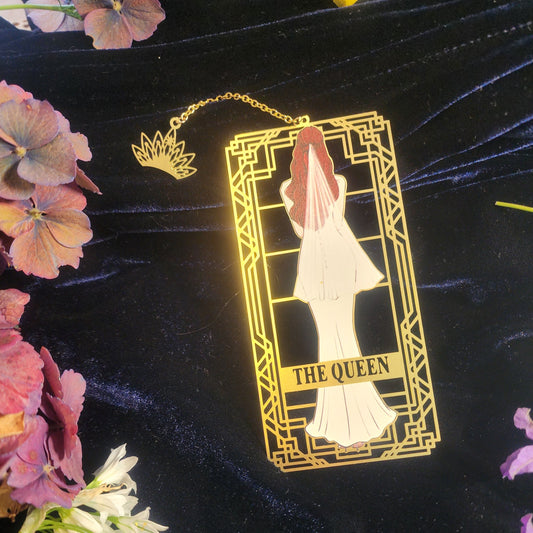 Luxuria Brass Bookmark - The Queen