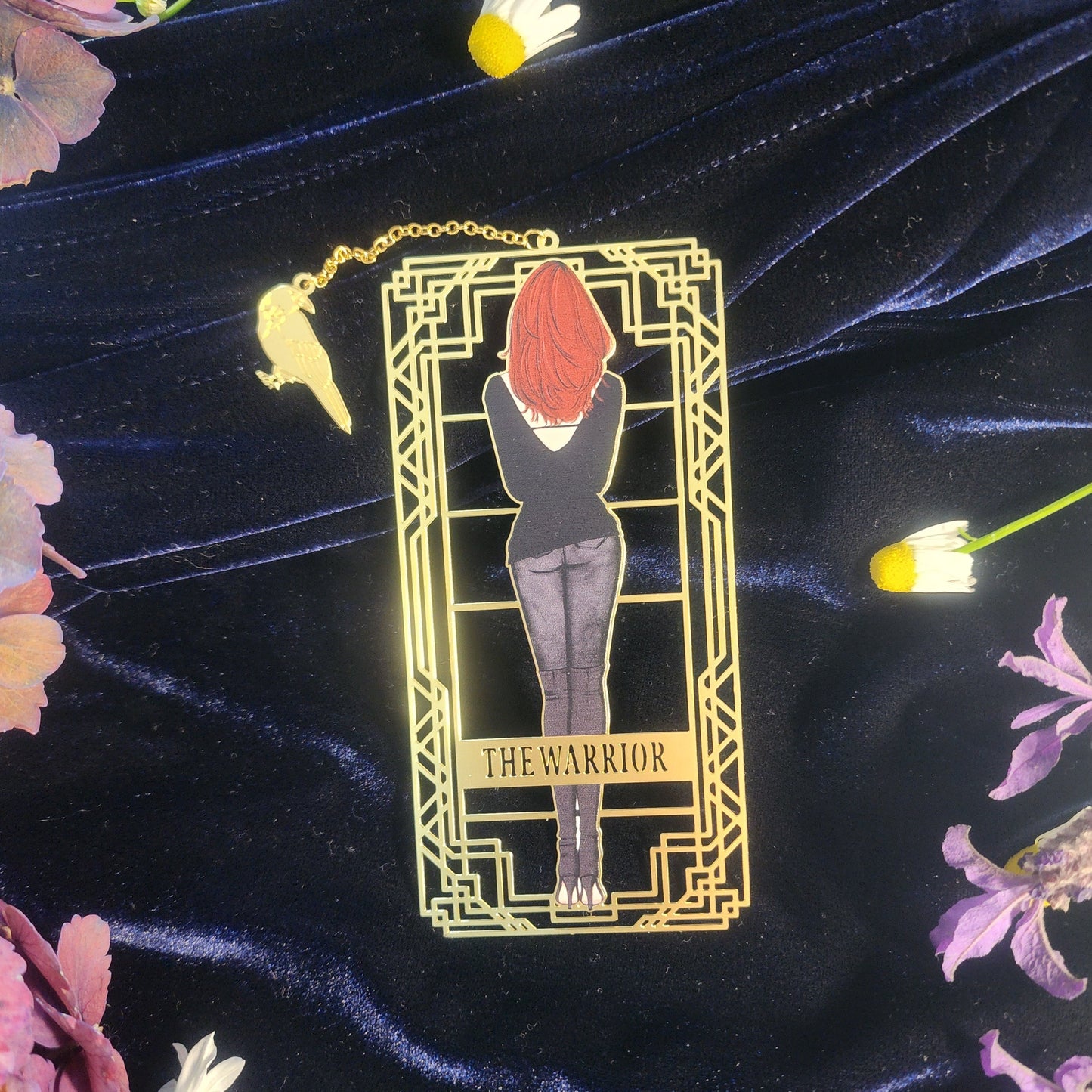 Superbia Brass Bookmark - The Warrior